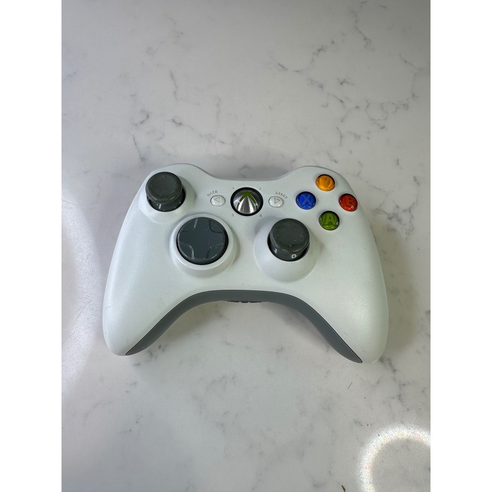 Microsoft Xbox 360 Wireless Controller White Official OEM Gamepad Accessory